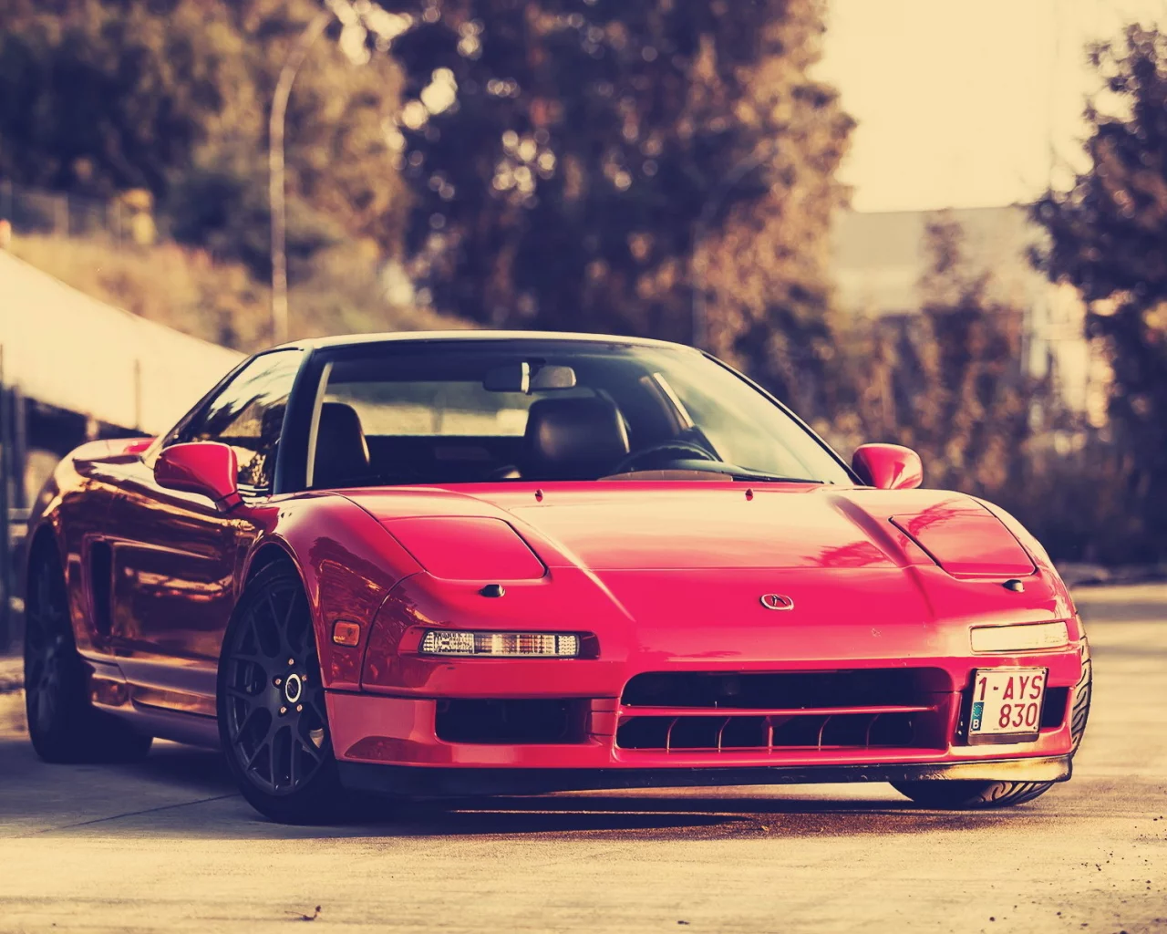 honda nsx, acura, Хонда, акура, red, спереди