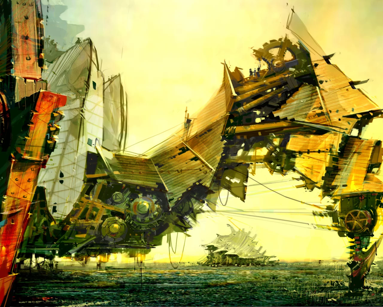 конструкция, Стимпанк, steampunk, робот