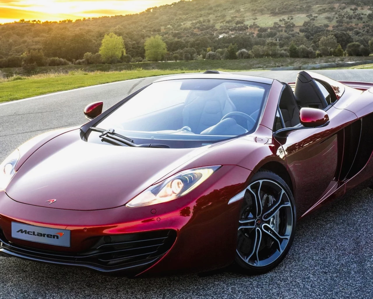 mp4-12c, beautiful, spyder, new, 2012, mclaren, Car, wallpapers, automobile, red