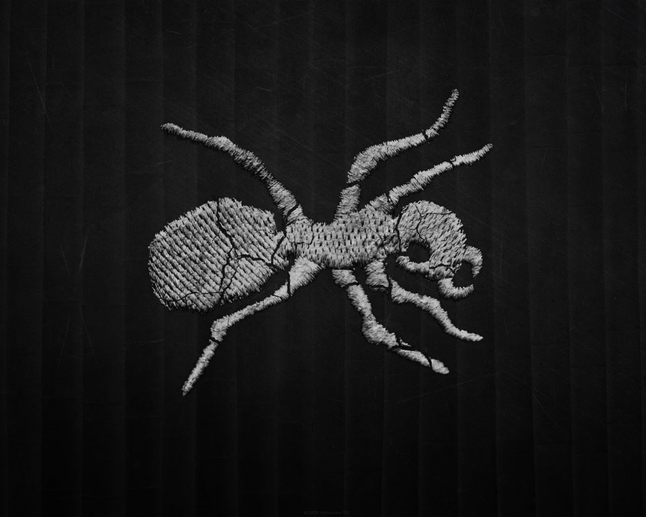 лого, полосы, темный фон, The prodigy, муравей, breakbeat, ant