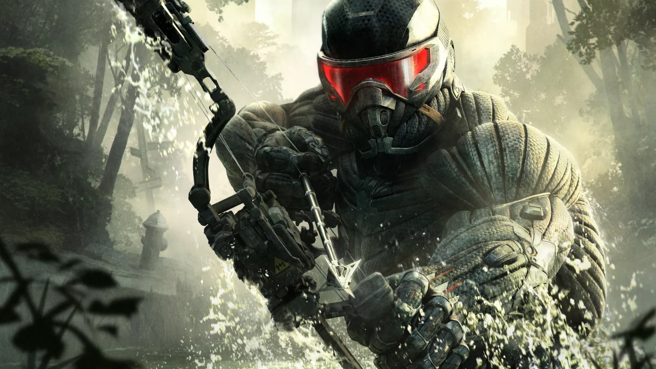 лук, Crysis 3, оружие, разруха, нью-йорк, нанокостюм, солдат