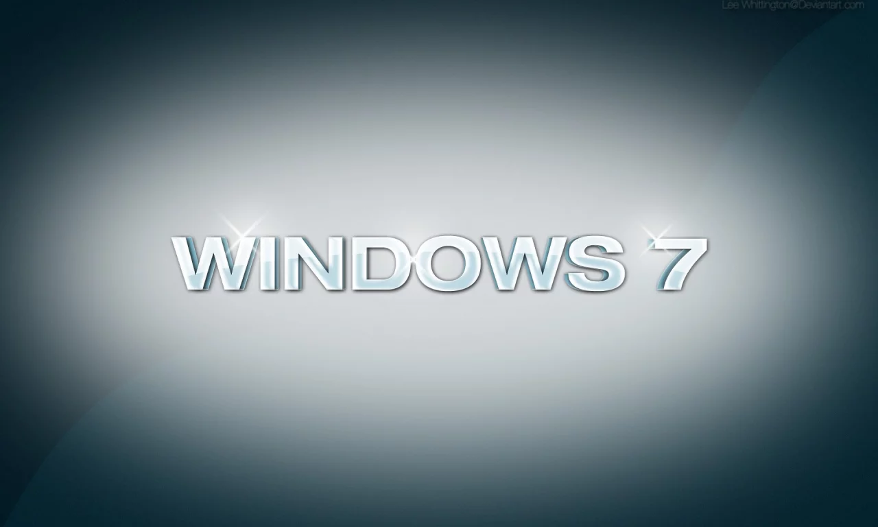 windows 7, Hi-tech, надпись, art