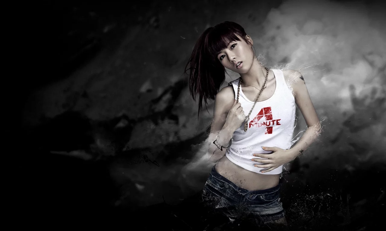 Hyuna, девушка, k-pop, корея, 4 minute, азиатка, хёна, певица