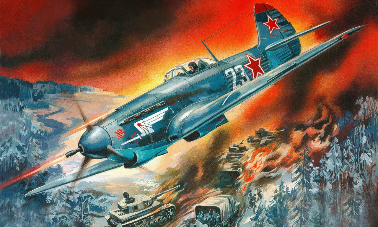 fighter, советский, russian, одномоторный, як-9к, Yakovlev, yak-9k