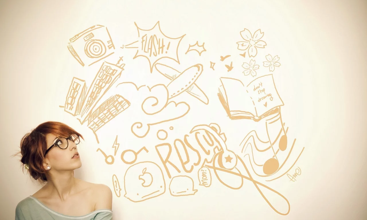 рыжая, волосы, девушка, girl, настроение, Mood, очки