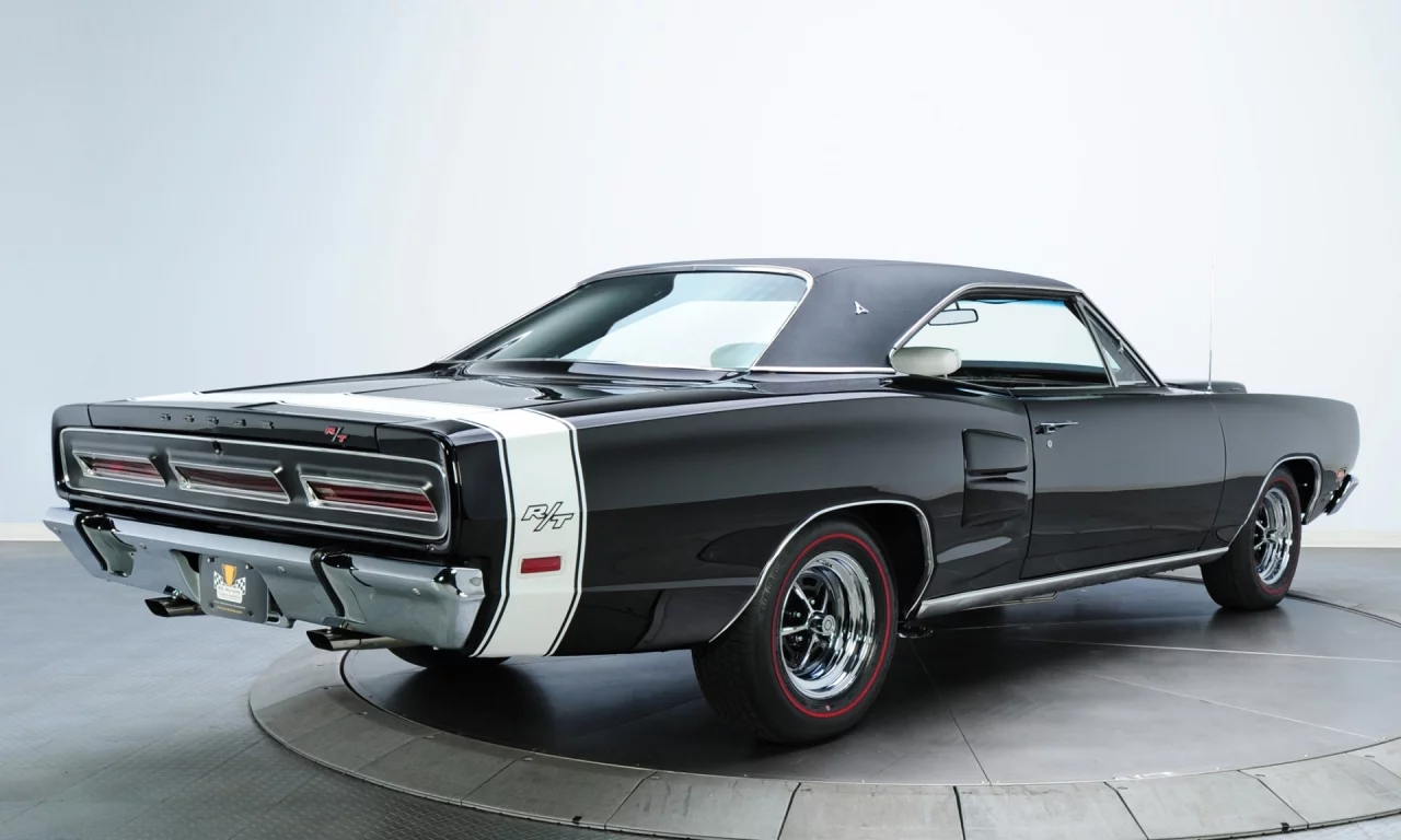 1969, magnum, коронет, вид сзади, 440, coronet, Dodge, чёрный, додж, r t