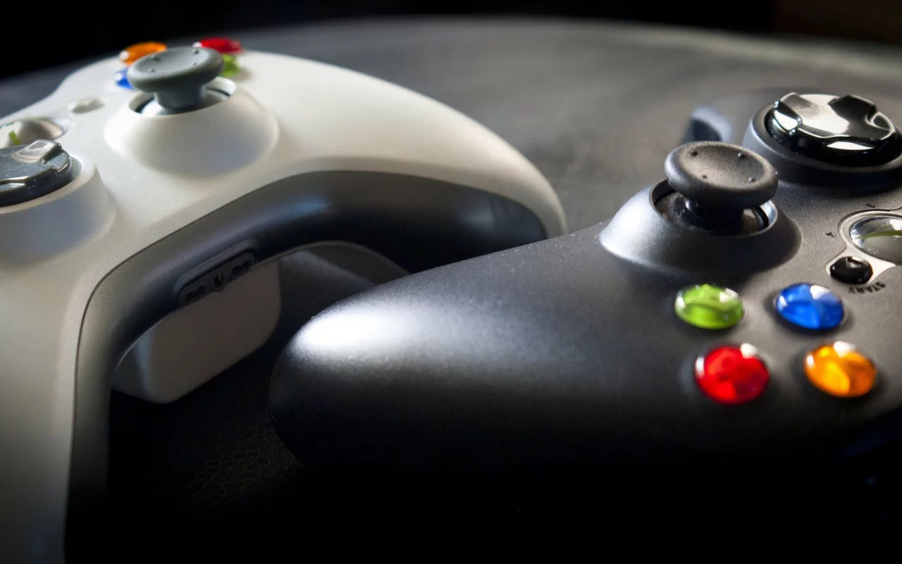 xbox 360, кнопки, макро, управление, белый, Джостик, чёрный