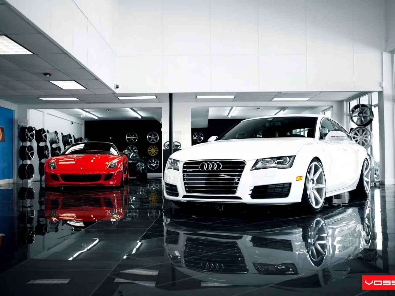 desktop, audi a7, sportcars, automobile, vossen, автомобиль, wallpapers, Car, ferrari 599