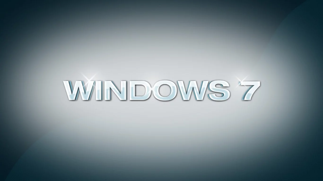 windows 7, Hi-tech, надпись, art