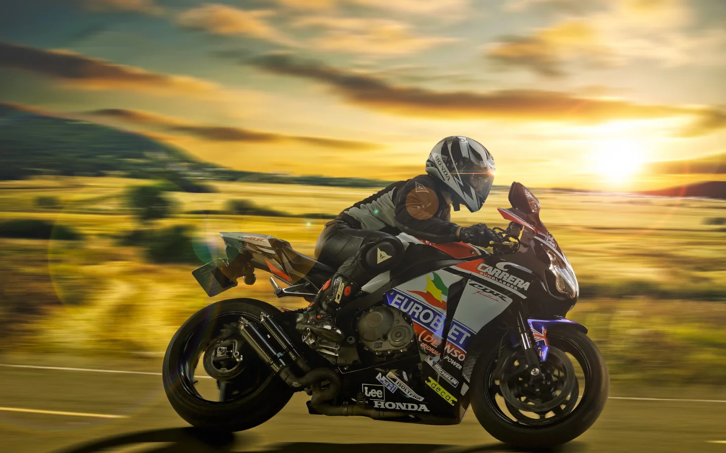 хонда, Honda, гонка, isle of man tt, мотоциклист, мотоцикл