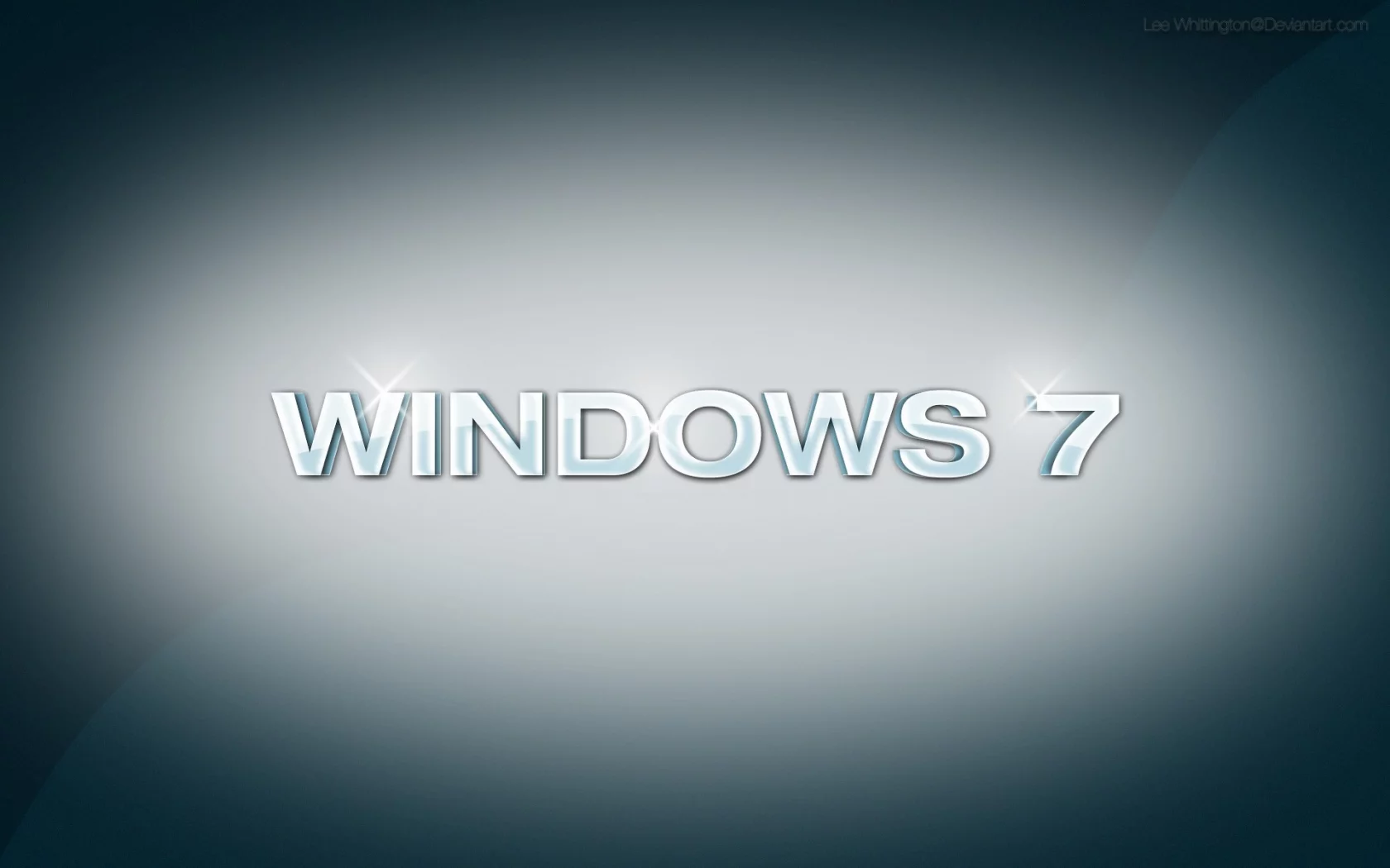 windows 7, Hi-tech, надпись, art