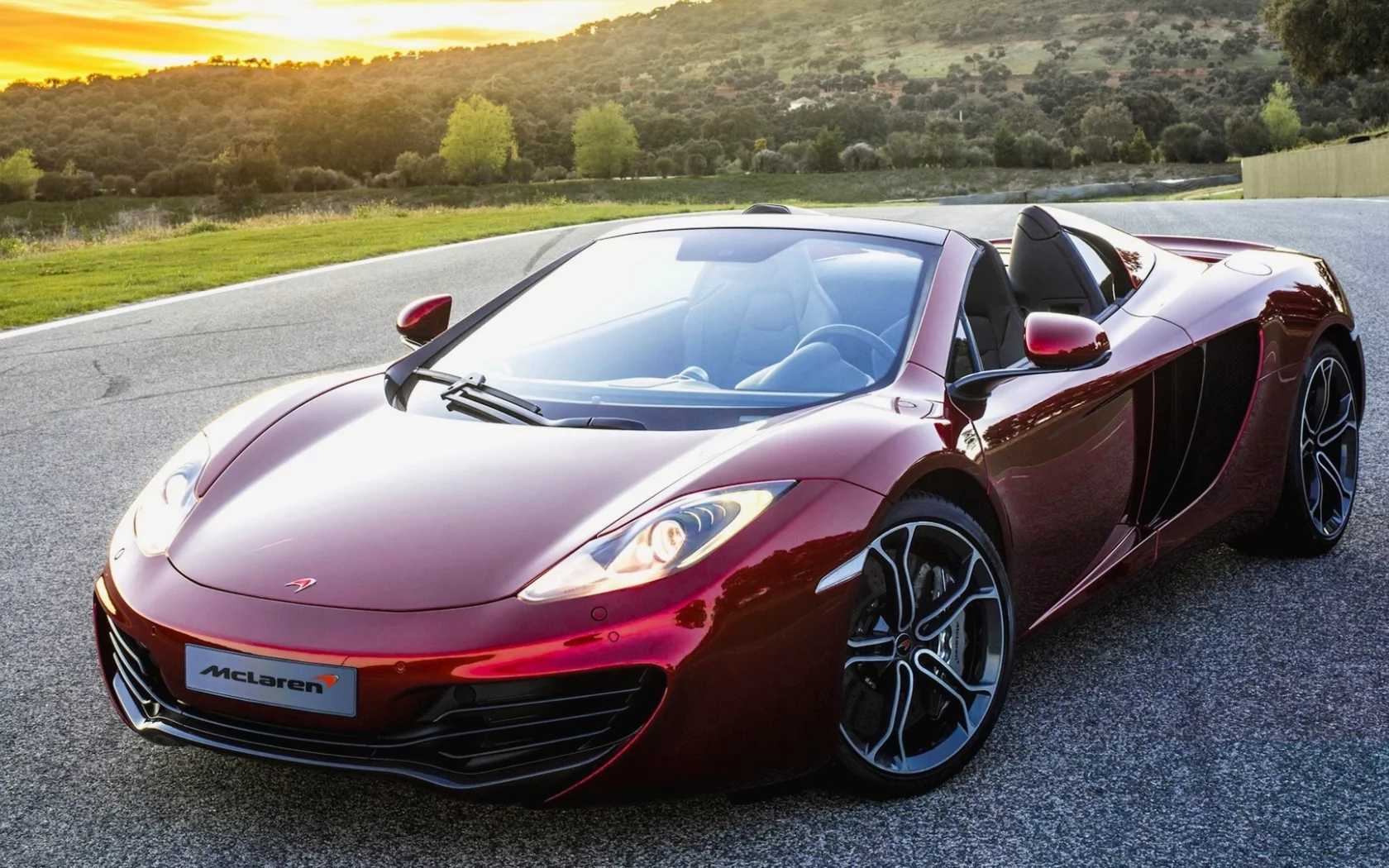 mp4-12c, beautiful, spyder, new, 2012, mclaren, Car, wallpapers, automobile, red