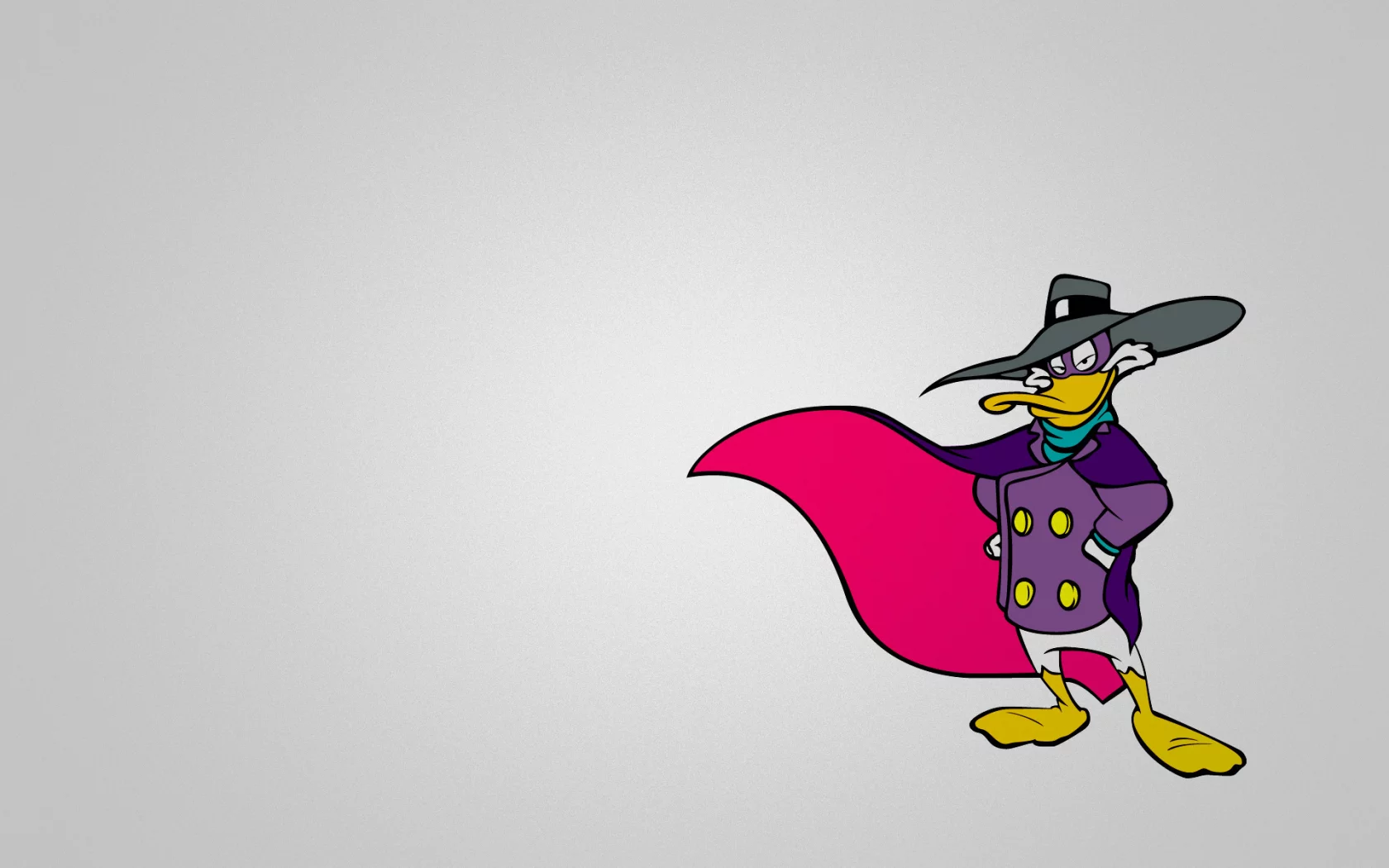 Черный плащ, селезень, минимализм, darkwing duck, чп