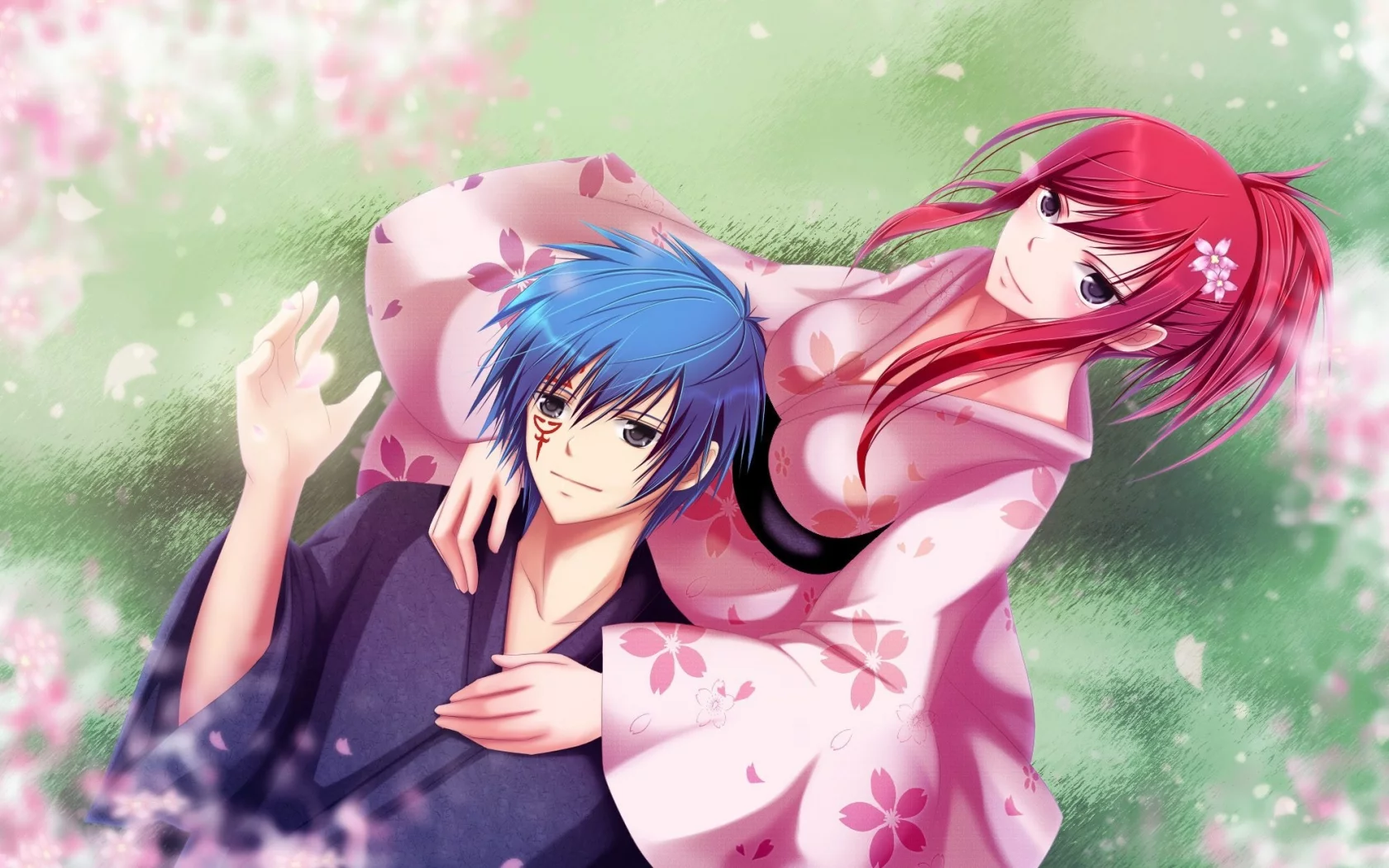 erza scarlet, Аниме, сказка о хвосте феи, jellal fernandes, fairy tail