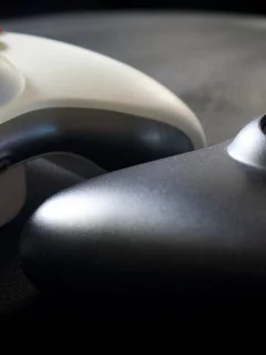 xbox 360, кнопки, макро, управление, белый, Джостик, чёрный