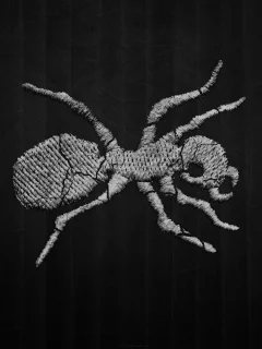 лого, полосы, темный фон, The prodigy, муравей, breakbeat, ant