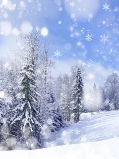 деревья, зима, Природа, горы, снег, пейзаж