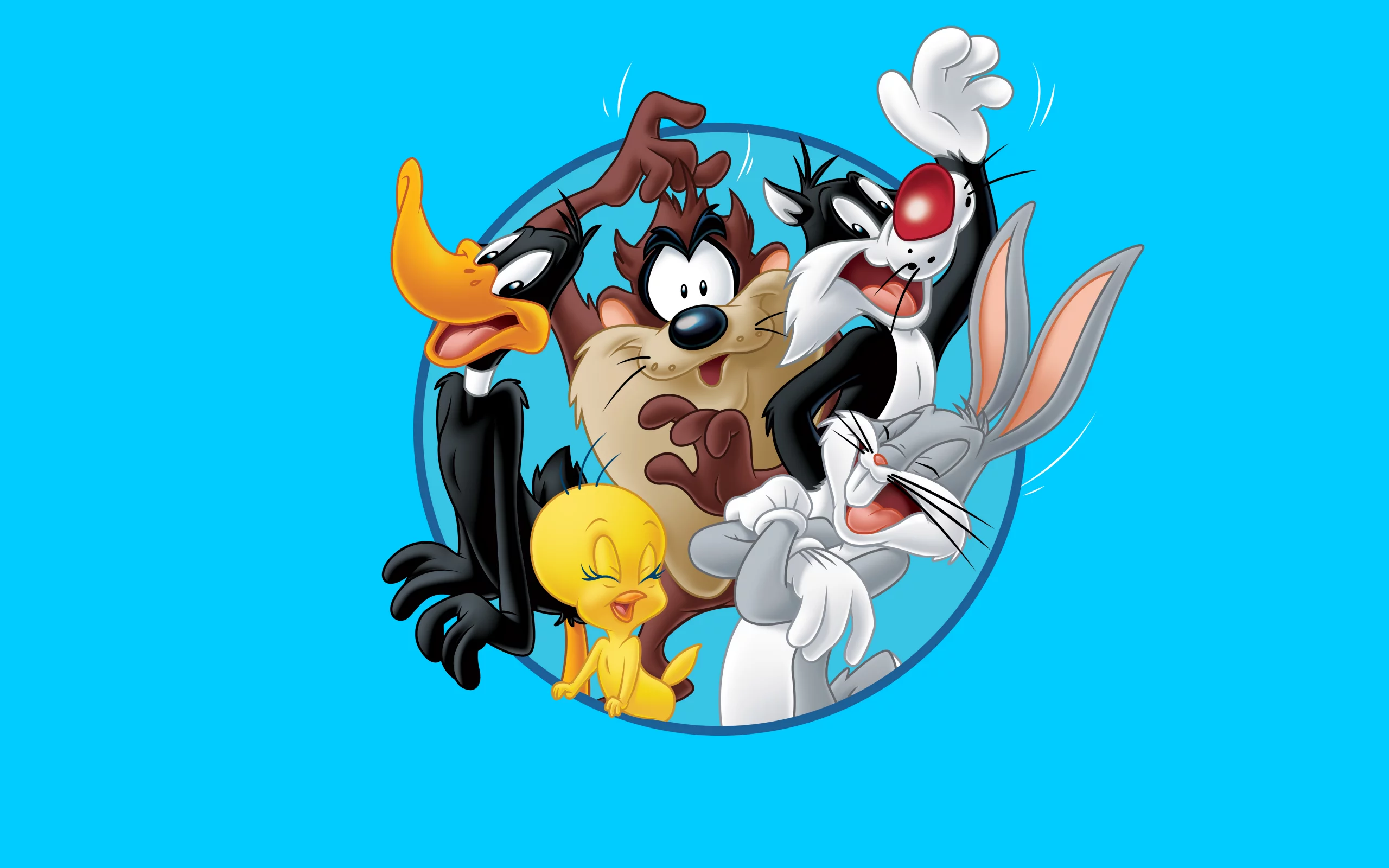 Looney tunes, даффи дак, багз банни, твити, тасманский дьявол