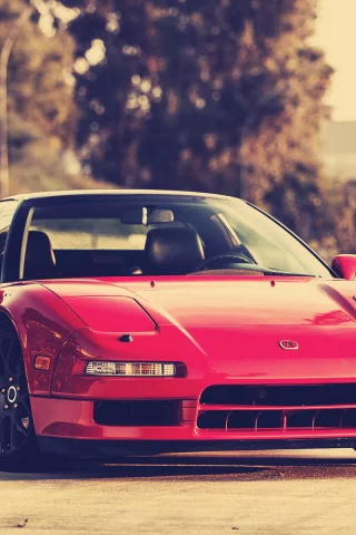 honda nsx, acura, Хонда, акура, red, спереди