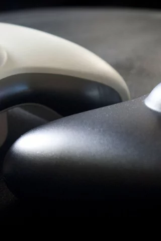 xbox 360, кнопки, макро, управление, белый, Джостик, чёрный