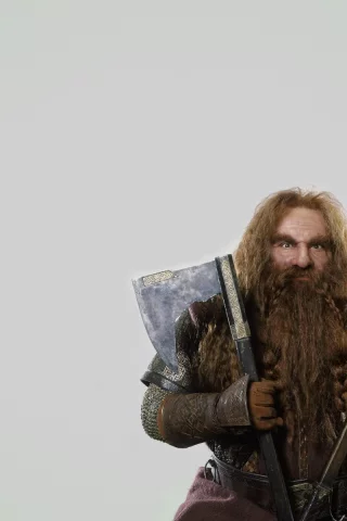бородатый, john rhys-davies, Джон рис-дэвис, гном, gimli, оружие