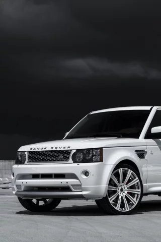 белый, range rover, ренж ровер, sport, white, ленд ровер, Land rover
