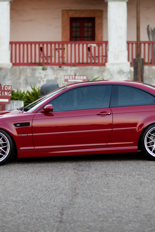 BMW e46 Вишневая