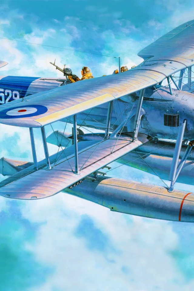 Арт, fairey swordfish, торпедоносец, самолет, британский