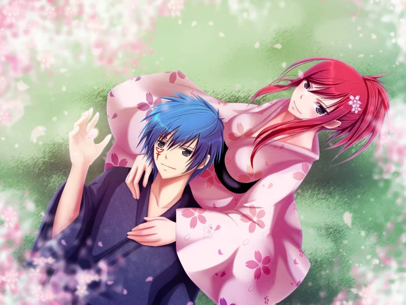 erza scarlet, Аниме, сказка о хвосте феи, jellal fernandes, fairy tail