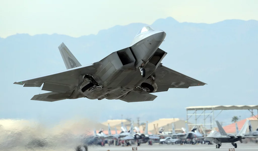 F-22 raptor, оружие, самолёт