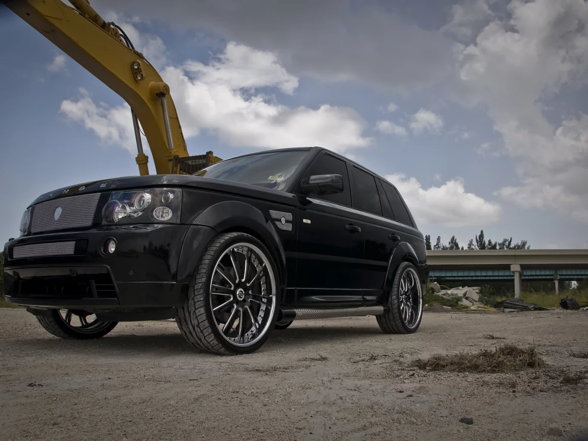 ленд, ровер, wheels, ренж ровер, black, range rover, tuning, rover, Land