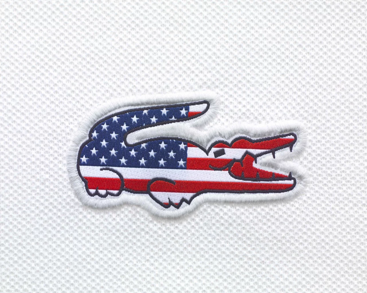 крокодил, Lacoste, usa, сша, флаг