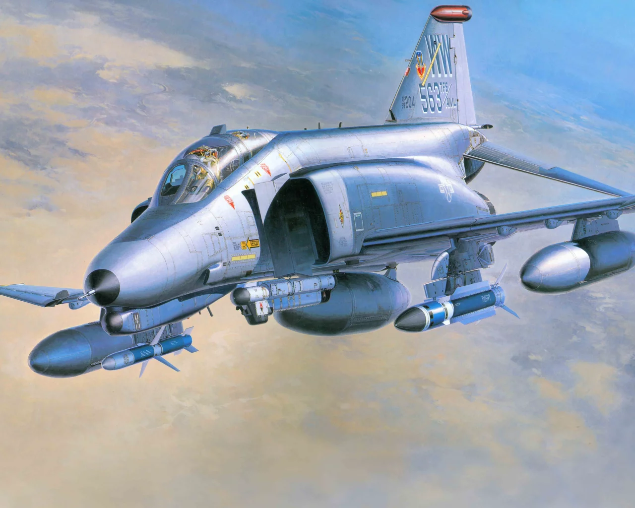 f-4, mcdonnell douglas, макдоннел дуглас, Самолет, фантом ii