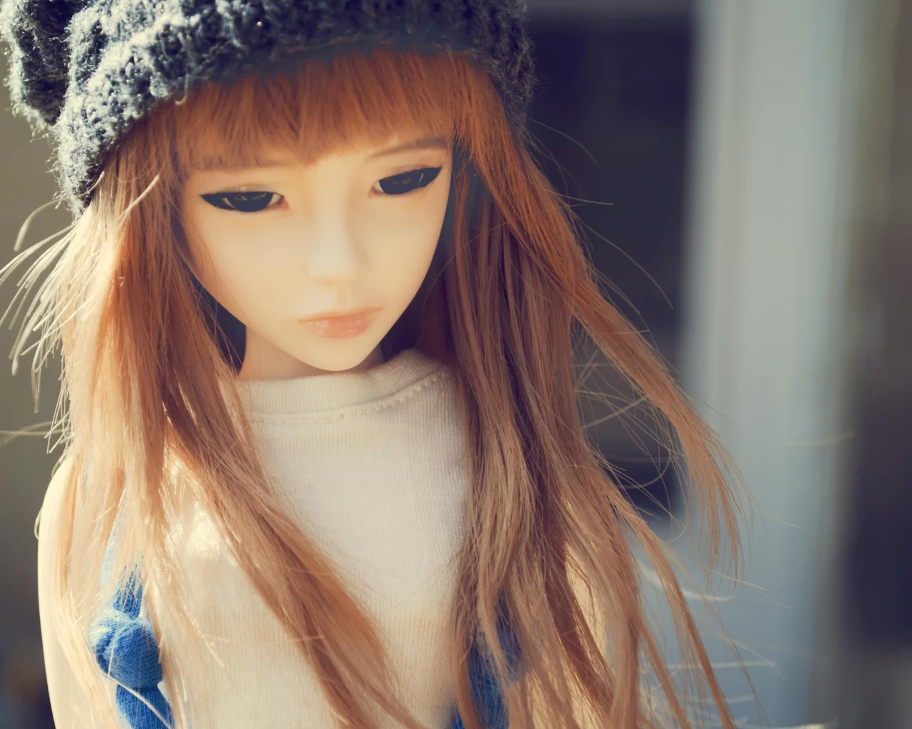 девушка, dolls, азиатка, bjd, Настроение, ветер, кукла