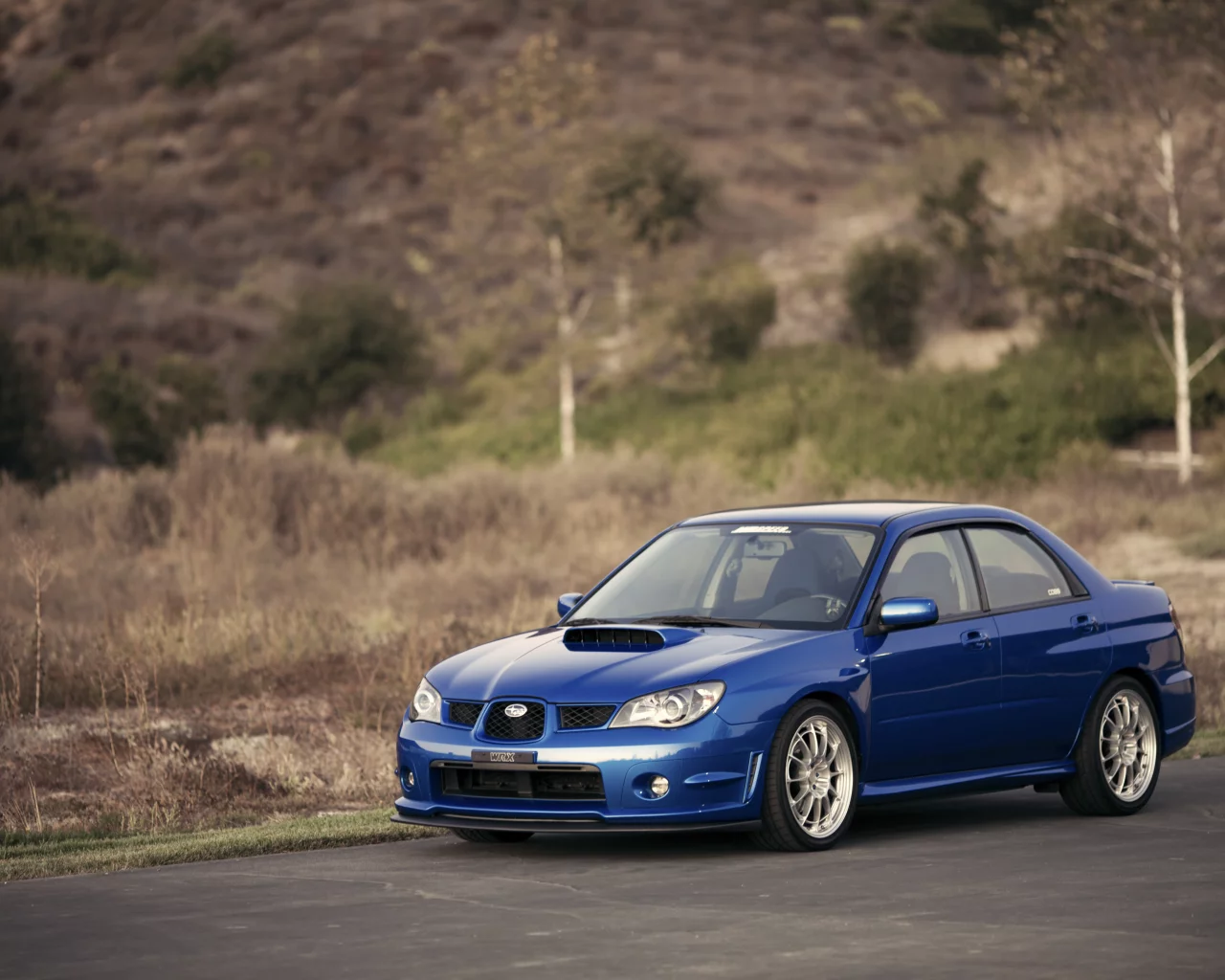 blue, субару, Subaru, wrx, синяя, impreza, импреза