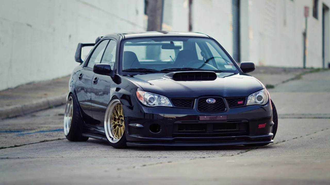 sti, japan, impreza, автомобиль, subaru, low, car, Car, wallpapers, slammed, tuning