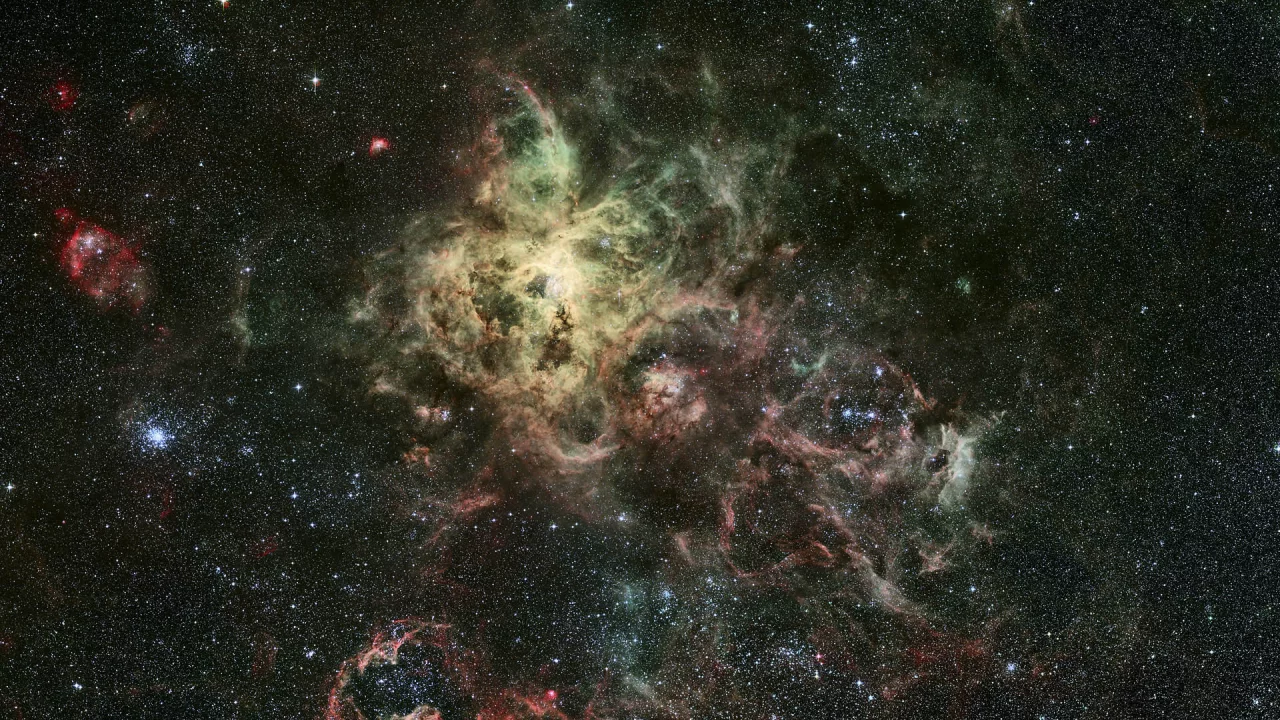 тарантул, созвездие, эмиссионная туманность, Ngc 2070