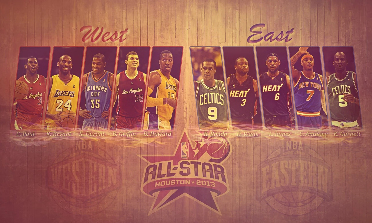 kevin durant, chris paul, баскетбол, all star, kobe bryant, Nba, east, blake griffin, west