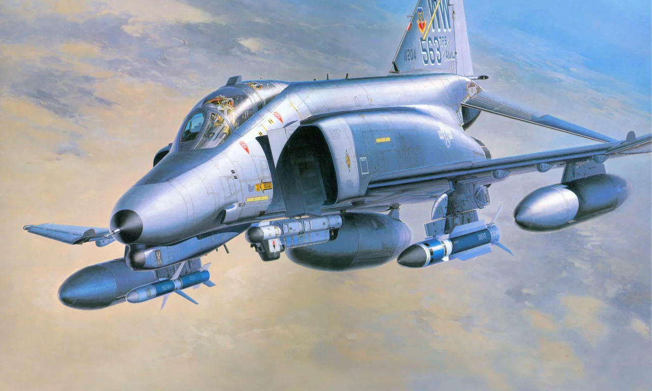 f-4, mcdonnell douglas, макдоннел дуглас, Самолет, фантом ii