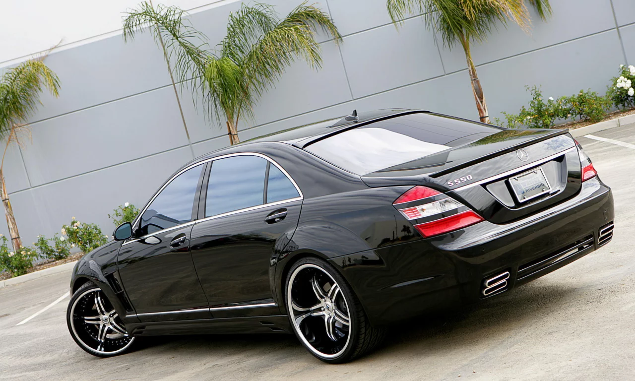 пейзаш, Mercedes, asanti, диски, s550, чорный, асфальт, хром, weels