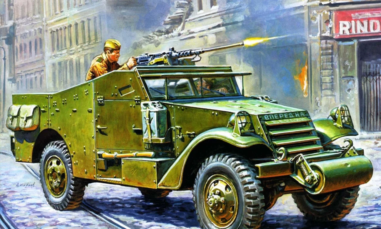scout car, легкий, m3a1, бронетранспортер, многоцелевой, Арт