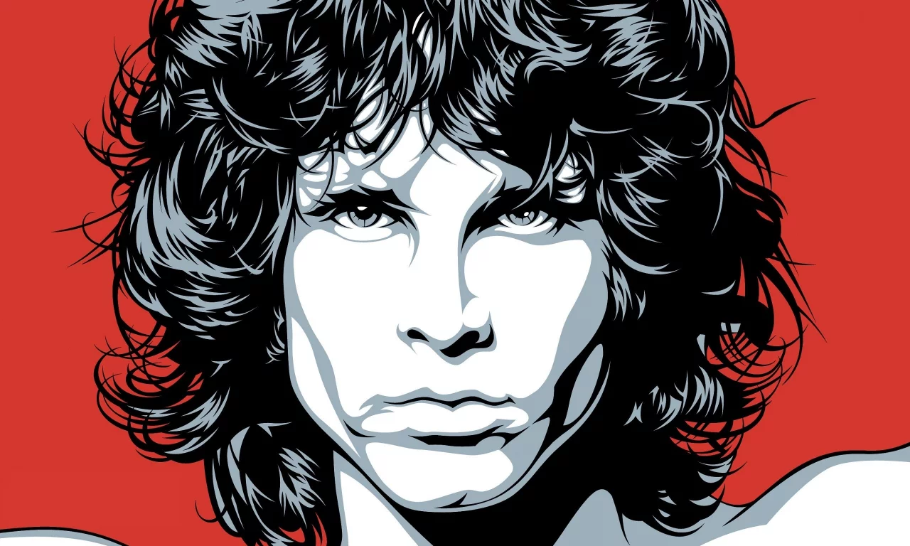 Jim morrison, art, the doors