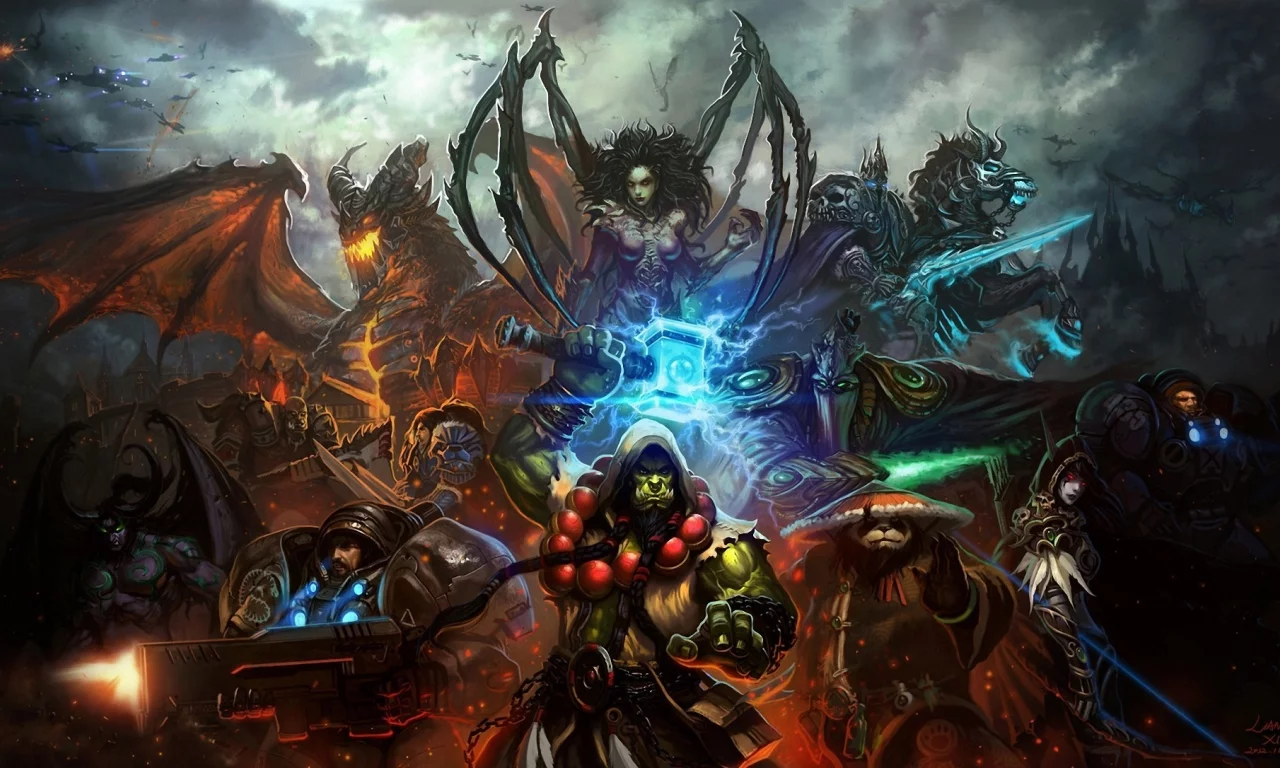 орк, Арт, world of warcraft, mists of pandaria, liang xing, персонажи, starcraft