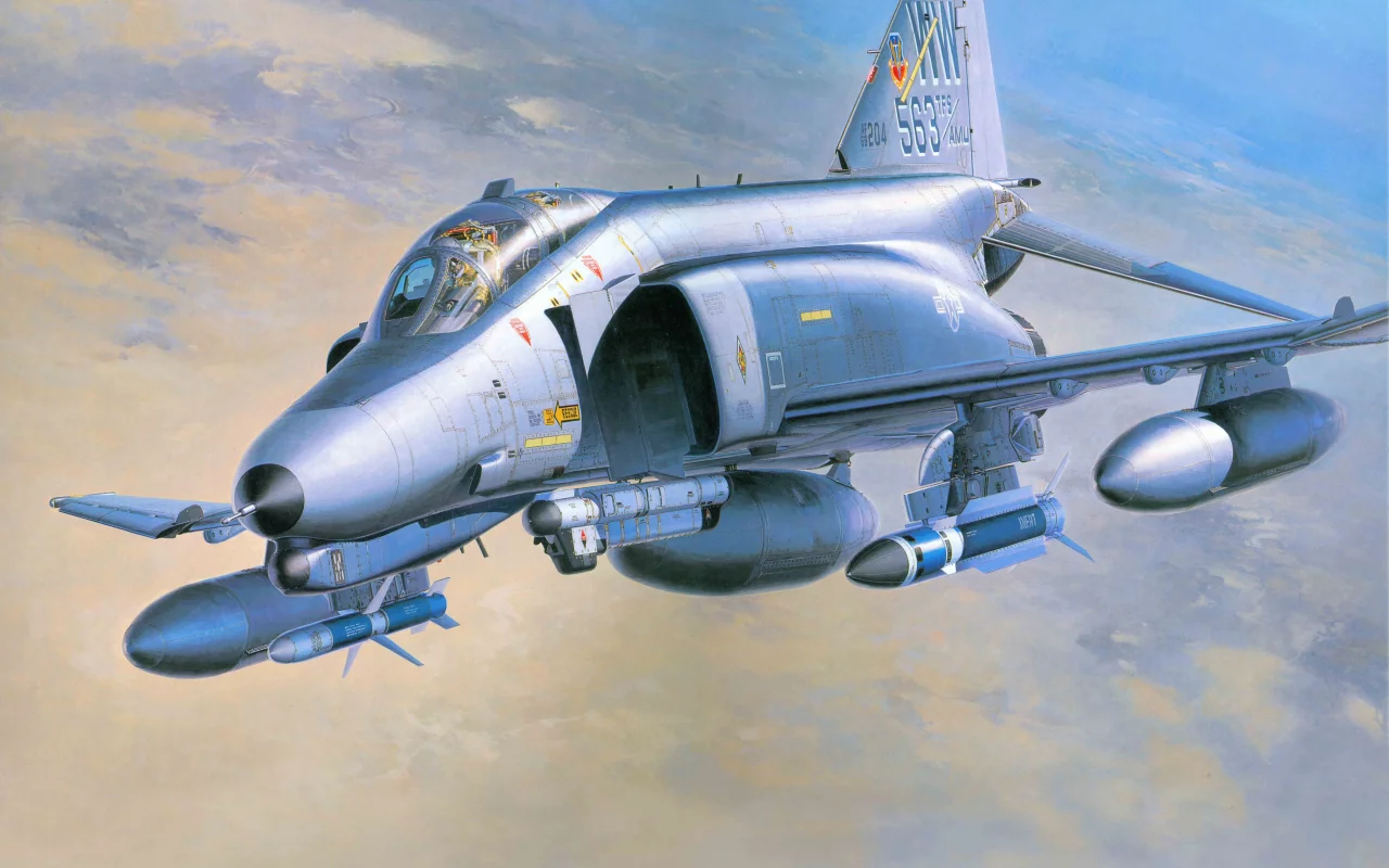 f-4, mcdonnell douglas, макдоннел дуглас, Самолет, фантом ii