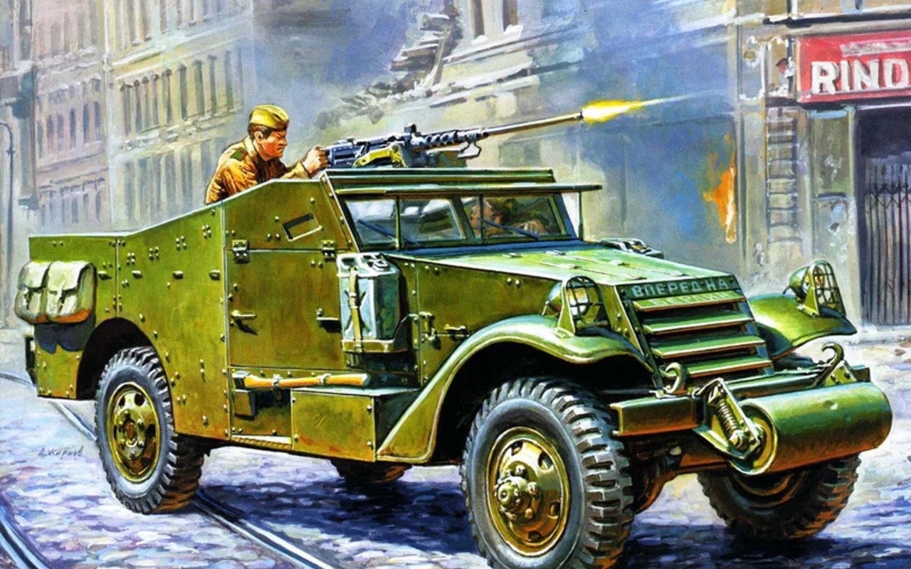 scout car, легкий, m3a1, бронетранспортер, многоцелевой, Арт