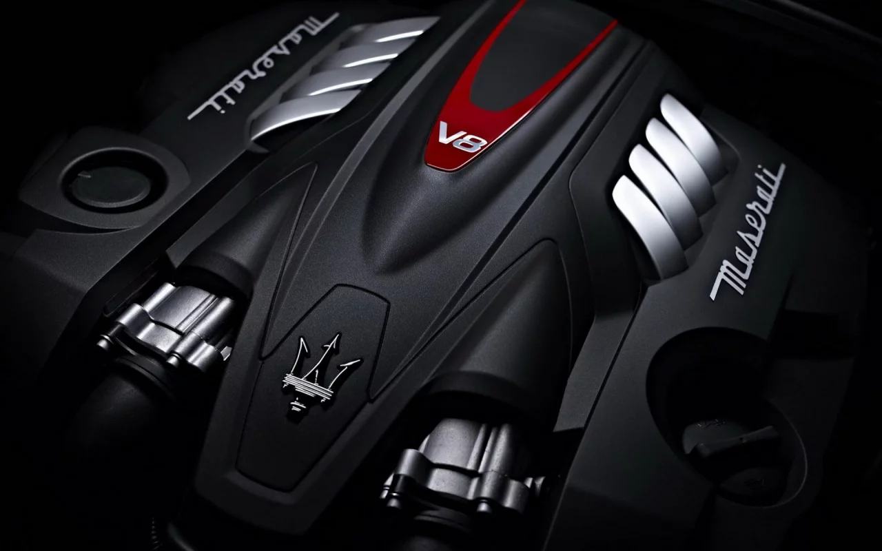 эмблема, maserati quattroporte, Двигатель, мазерати, v8