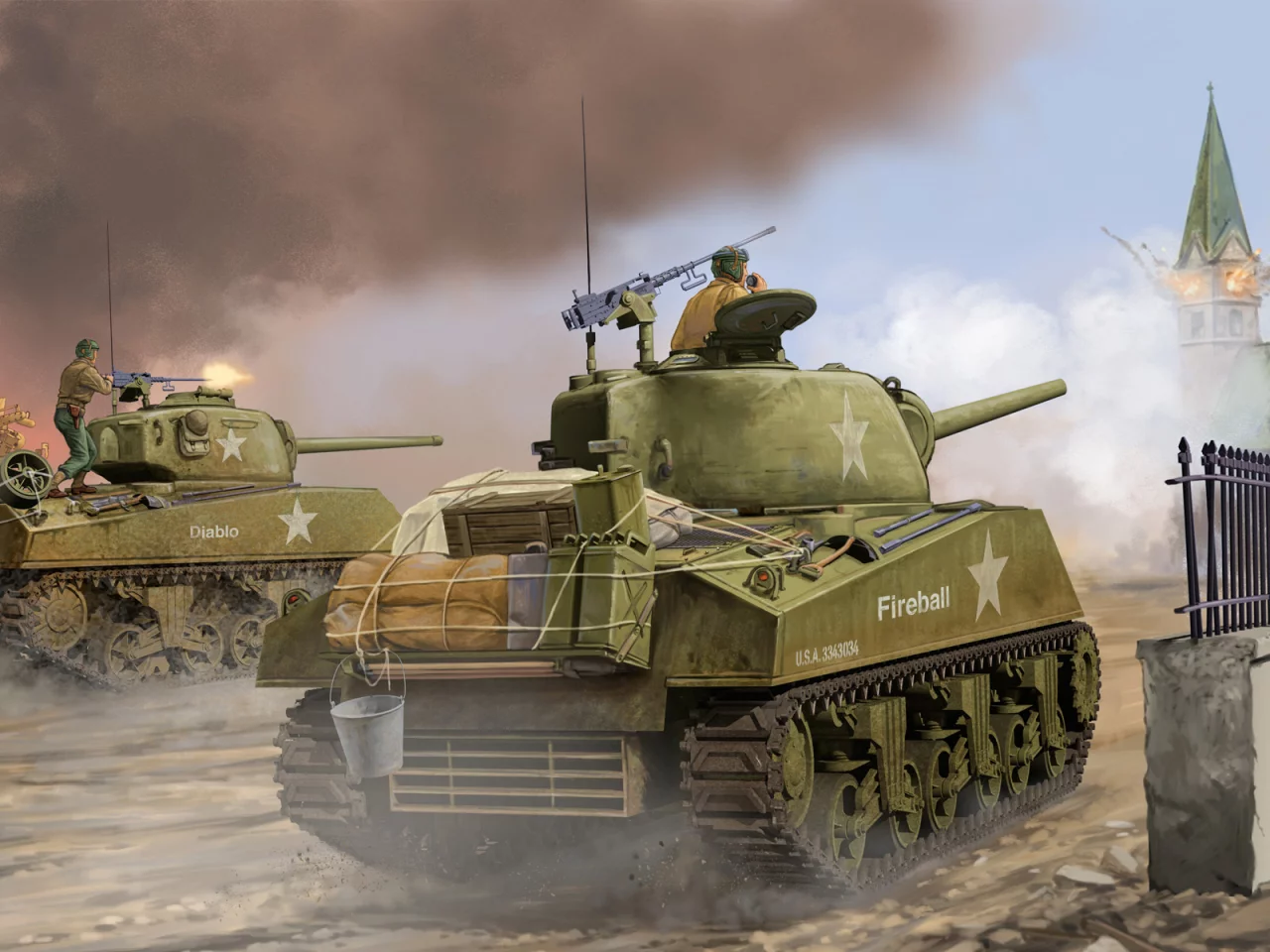танк, танк, tank, late, средний, m4a3, sherman, сражение, medium, Арт
