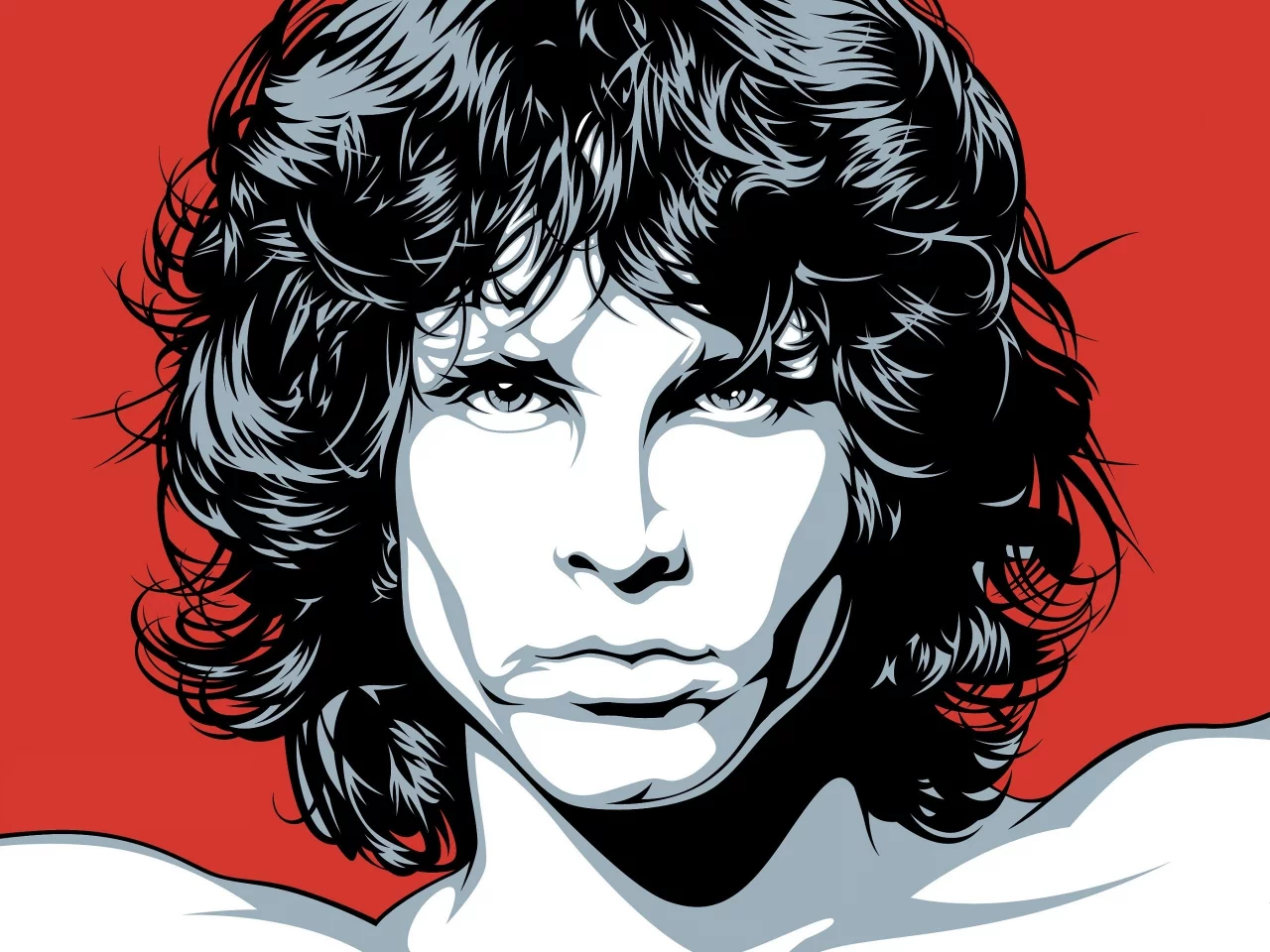 Jim morrison, art, the doors