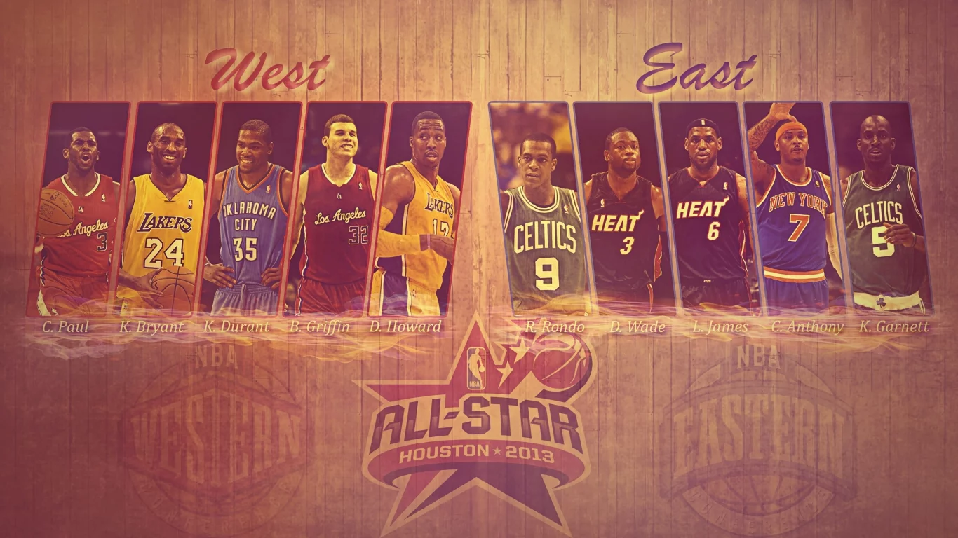 kevin durant, chris paul, баскетбол, all star, kobe bryant, Nba, east, blake griffin, west