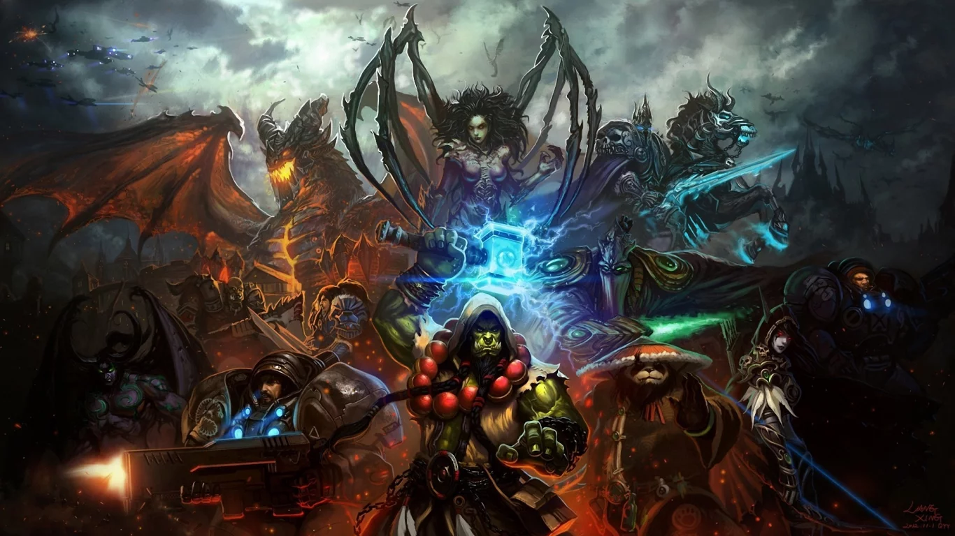 орк, Арт, world of warcraft, mists of pandaria, liang xing, персонажи, starcraft